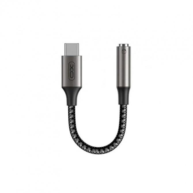 Перехідник XO NB-R257C Type-C to 3.5mm Mate Black