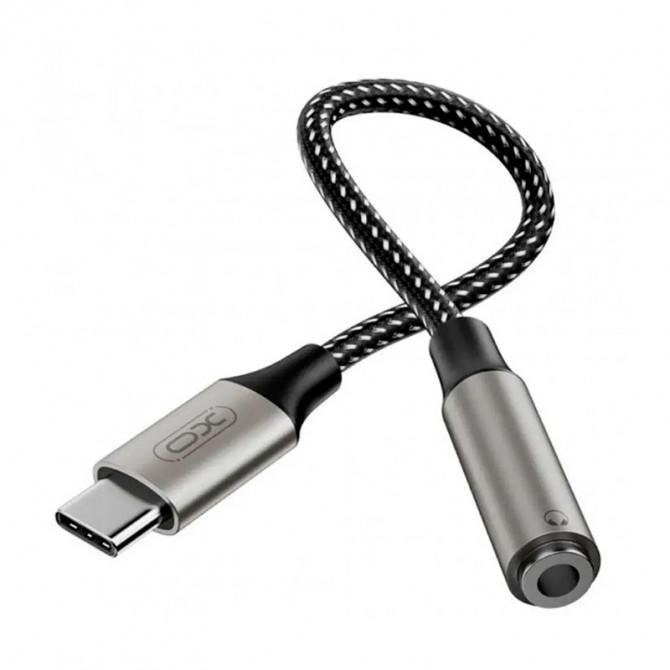 Перехідник XO NB-R257C Type-C to 3.5mm Mate Black-1