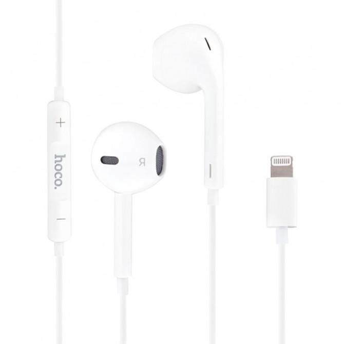 Наушники Hoco M111 Primero digital Lightning White + mic