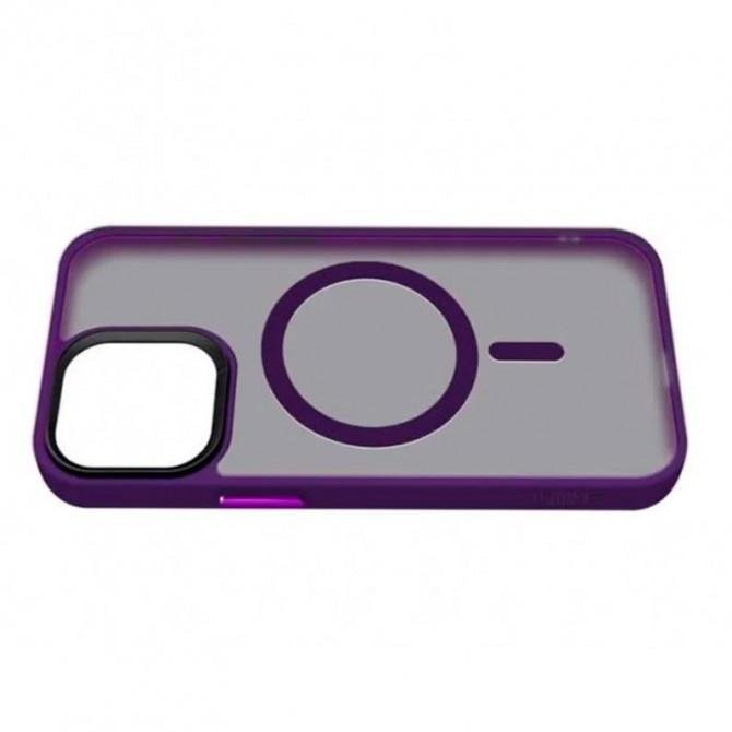 Чехол Pjur with Magsafe for iPhone 14 Pro Purple-1
