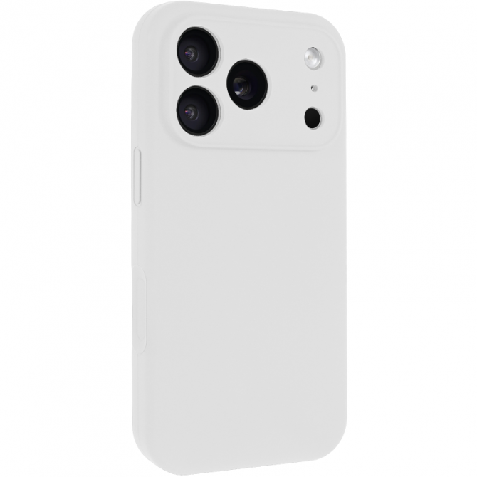 Силиконовый чехол для iPhone 17 Pro Max White FULL (NO LOGO)-1