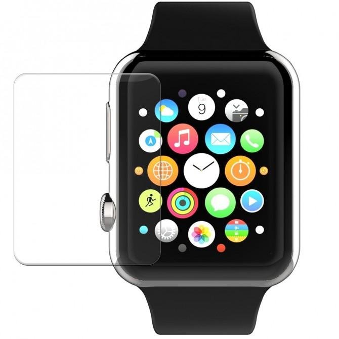 Защитное стекло для iWatch 38mm (0.3mm, 5D) Чёрный