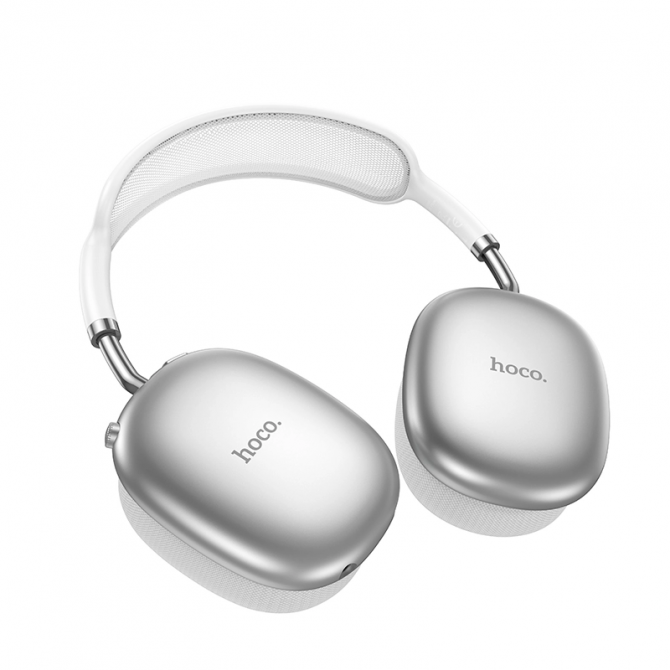 Наушники Stereo Bluetooth Headset Hoco W55 Plus Happiness ANC Silver-1