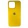 Силиконовый чехол для iPhone 15 Pro Yellow FULL