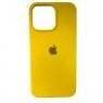 Силиконовый чехол для iPhone 15 Pro Yellow FULL