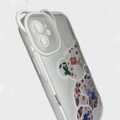 Чехол Spring Spirit series for iPhone 12 Flowered Bear Clear Чехол Spring Spirit series for iPhone 12 Flowered Bear Clear