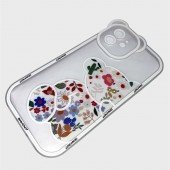 Чехол Spring Spirit series for iPhone 12 Flowered Bear Clear Чехол Spring Spirit series for iPhone 12 Flowered Bear Clear