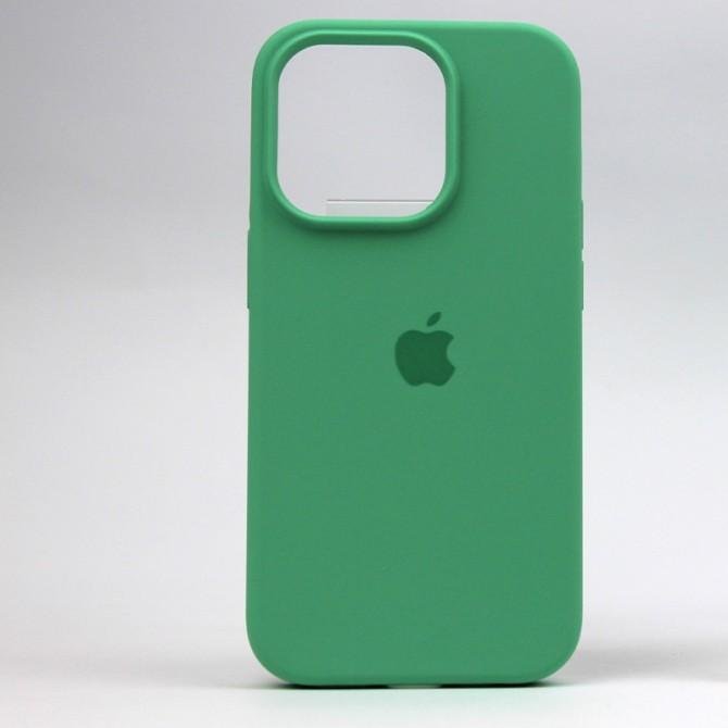 Оригінальний силіконовий чохол для iPhone 14 Pro Max Spearmint FULL