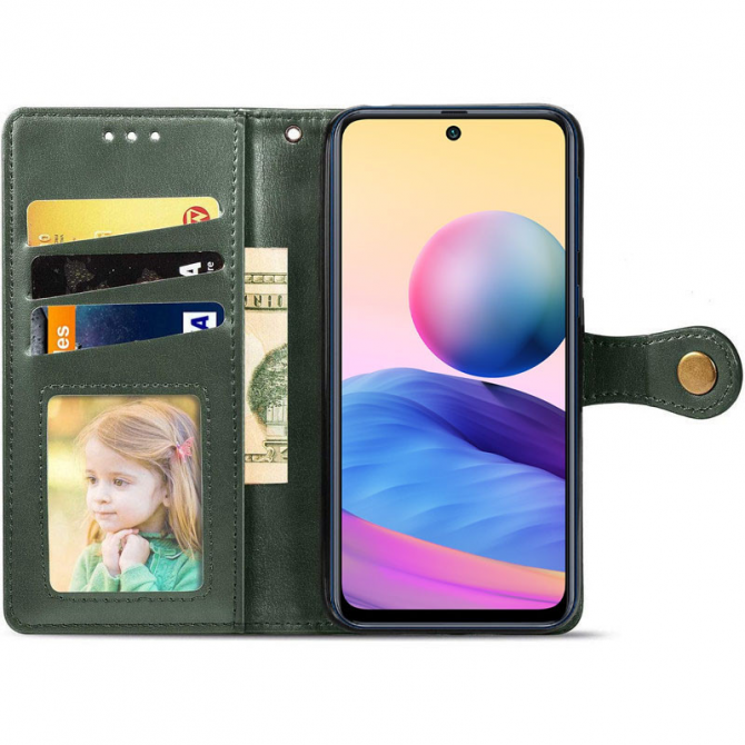 Чехол-книжка GETMAN Gallant for Samsung A15 Green-2