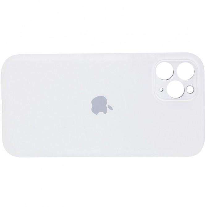 Оригінальний силіконовий чохол для iPhone 11 Pro Білий FULL (with camera protection)-1