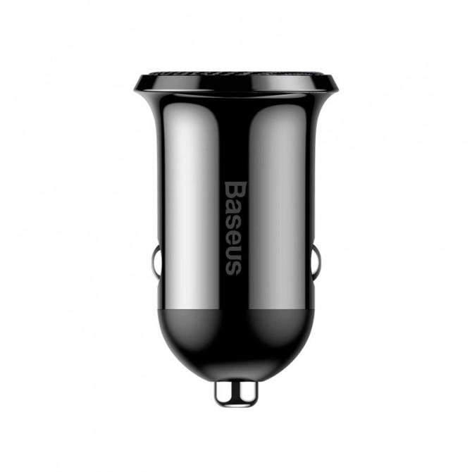 Автомобильное зарядное устройство 2USB Baseus Grain Pro 4.8A Black-2