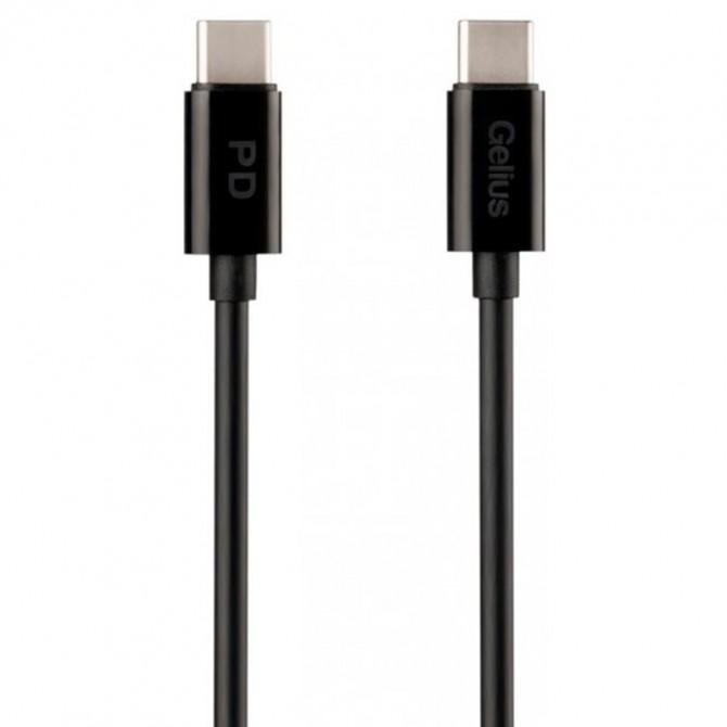 Кабель USB Gelius Contact GP-UC112 60W Type-C/Type-C Black (1m)