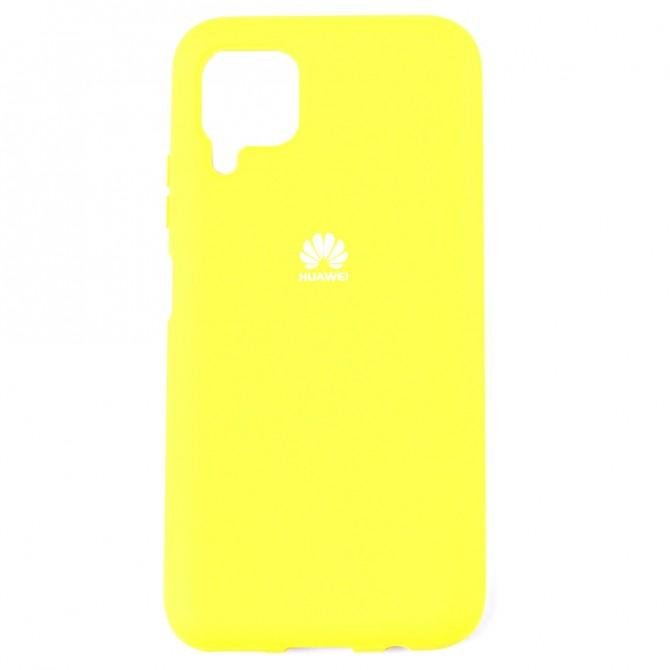 Чехол Soft Case для Huawei P40 Lite Ярко жёлтый FULL-1