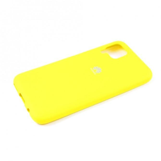 Чехол Soft Case для Huawei P40 Lite Ярко жёлтый FULL-3