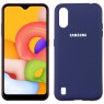 Чехол Soft Case для Samsung A015 Galaxy A01 2020 Синий FULL