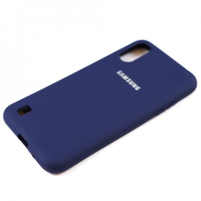 Чохол Soft Case для Samsung A015 Galaxy A01 2020 Синiй FULL-3