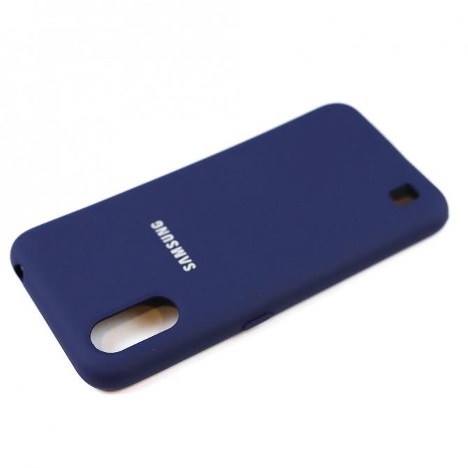 Чохол Soft Case для Samsung A015 Galaxy A01 2020 Синiй FULL-4