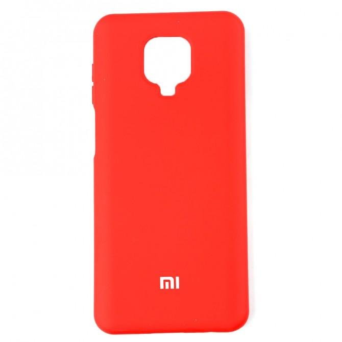Чехол Soft Case для Xiaomi Redmi Note 9s Красный FULL-1