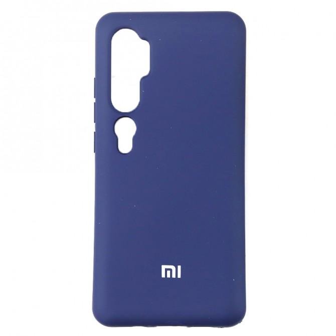Чехол Soft Case для Xiaomi Mi Note 10 Синий FULL-1