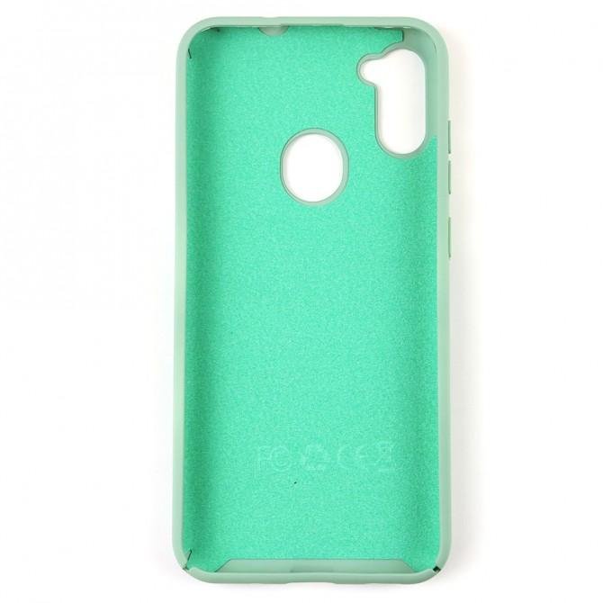Чехол Soft Case для Samsung A115 Galaxy A11 Голубой FULL-2