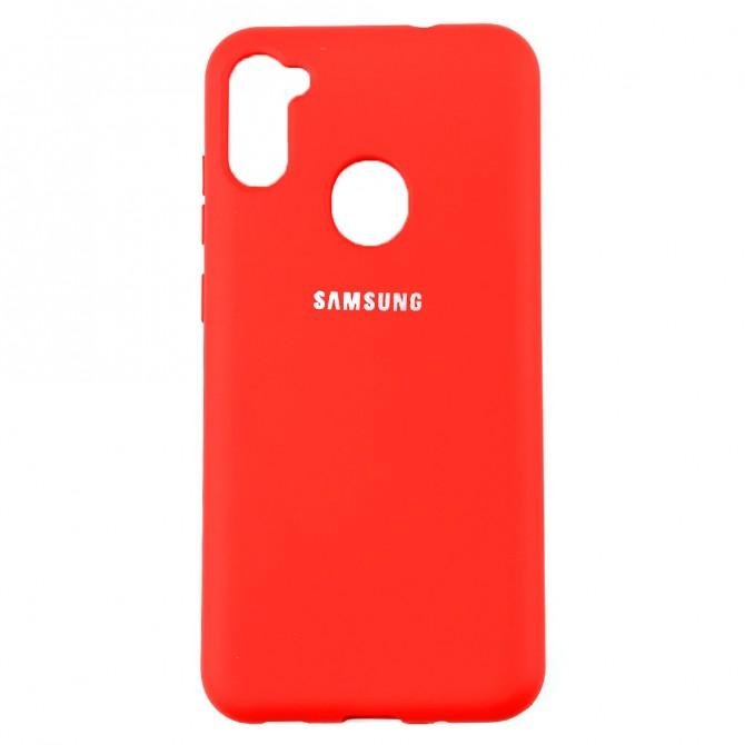 Чехол Soft Case для Samsung A115 Galaxy A11 Красный FULL-1