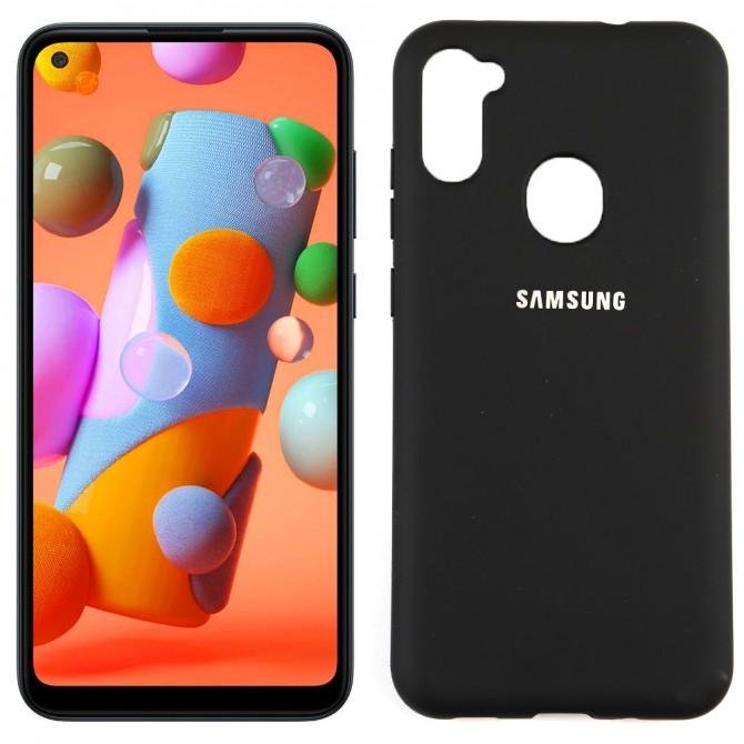 Чехол Soft Case для Samsung A115 Galaxy A11 Чёрный FULL