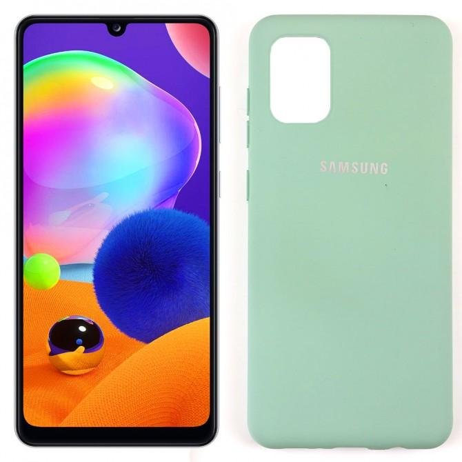 Чохол Soft Case для Samsung A315 Galaxy A31 Блакитний FULL