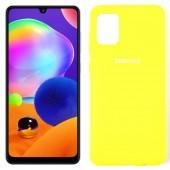 Чехол Soft Case для Samsung A315 Galaxy A31 Ярко жёлтый FULL