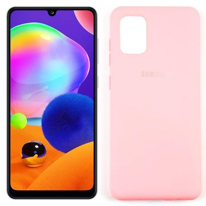 Чехол Soft Case для Samsung A315 Galaxy A31 Розовый FULL