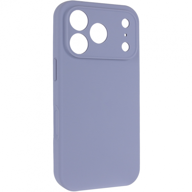 Силіконовий чохол для iPhone 17 Pro Max Lavander Gray FULL-1