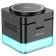 Бездротовий зарядний пристрій Borofone BQ34 Square 3in1 15W Black