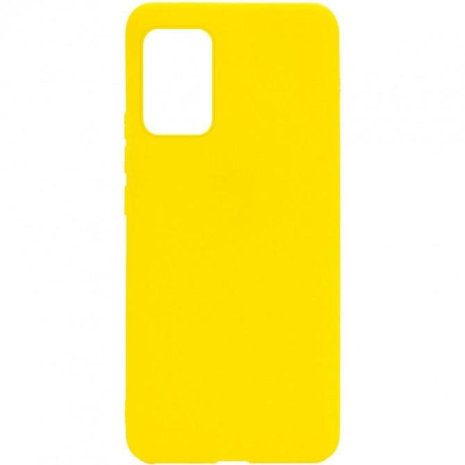 Чехол Original Soft Case Samsung A525 Galaxy A52 Желтый