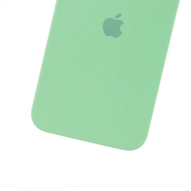 Оригинальный силиконовый чехол для iPhone 11 Мятный FULL (with camera protection)-3