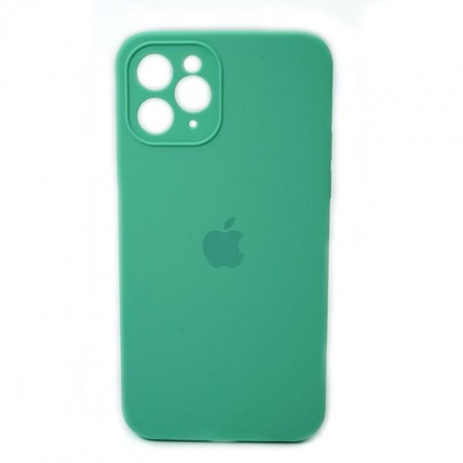 Оригинальный силиконовый чехол для iPhone 11 Pro Мятный FULL (SQUARE SHAPE)