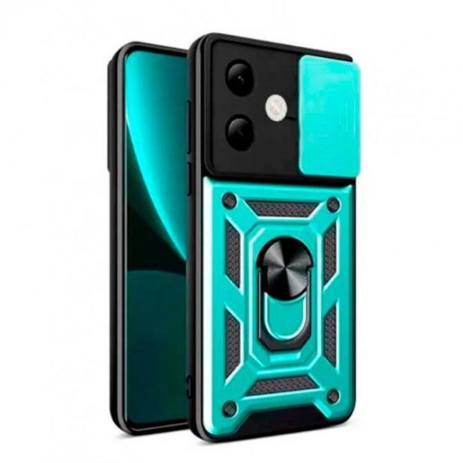 Чехол HONOR Hard Defence Series Oppo A3 4G/ A3x 4g/ A40m Gren (with magnet)