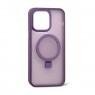 Чохол Matte Ring with MagSafe for iPhone 15 Pro Max Бузковий