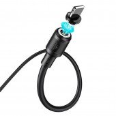 Кабель USB Hoco X52 Sereno Magnetic Lightning Black 1m Кабель USB Hoco X52 Sereno Magnetic Lightning Black 1m