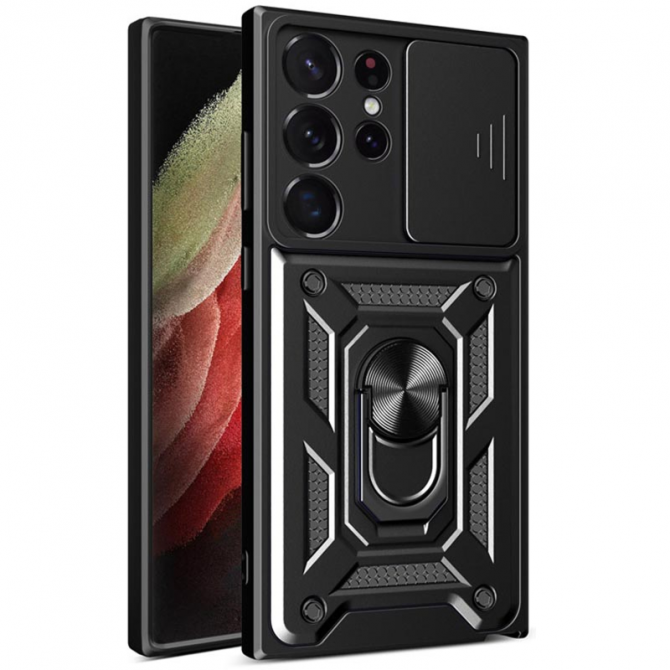 Чехол HONOR Hard Defence Series Samsung Galaxy S26 Ultra Black (with Camshield and magnet)-1