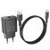 Мережевий зарядний пристрій 1USB Borofone BA72A Spring QC3.0 Black + Type-C Cable