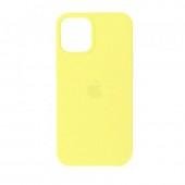 Оригинальный силиконовый чехол для iPhone 13 Pro Max Светло Желтый FULL